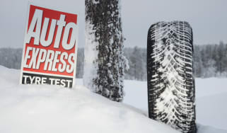 Auto Express winter tyre test - header image